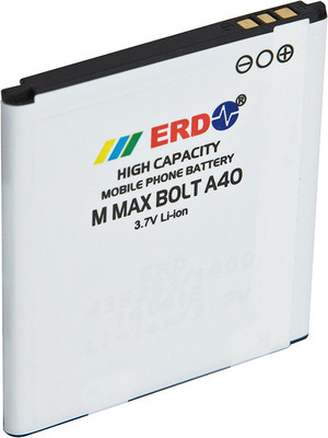 10% OFF on ERD battery BT-142 Compatible Mobile Battery for Micromax Bolt A40 White