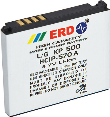 3% OFF on ERD battery BT-114 Compatible Mobile for LG KP 500 White 3% OFF on ERD battery BT-114 Compatible Mobile for LG KP 500 White