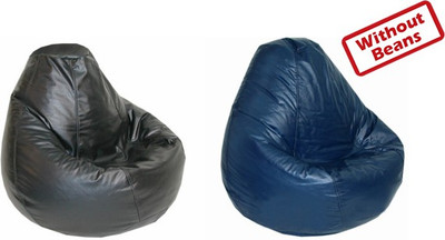 65% OFF on Fab Homez XXXL Teardrop Bean Bag Cover - Without Beans Multicolor