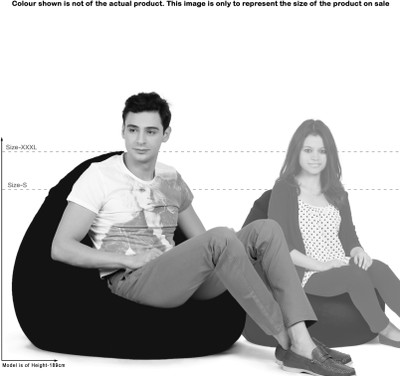 71% OFF on AVS XXXL Teardrop Bean Bag Cover - Without Beans Multicolor