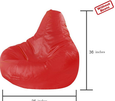 35% OFF on Bean It Up! XL Teardrop Bean Bag - Without Beans Red 35% OFF on Bean It Up! XL Teardrop Bean Bag - Without Beans Red