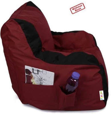 45% OFF on Fun ON XXL Bean Bag Chair Cover - Without Beans Maroon, Black 45% OFF on Fun ON XXL Bean Bag Chair Cover - Without Beans Maroon, Black