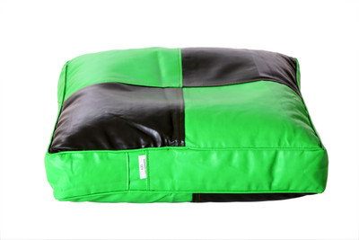 78% OFF on The Bean House XL Bean Bag Footstool Cover - Without Beans Green, Black