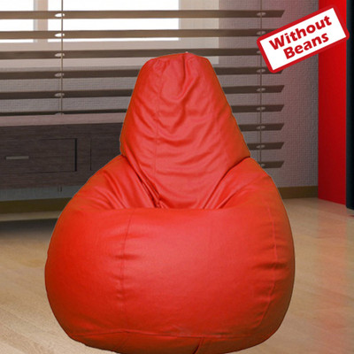 61% OFF on Comf On XXXL Teardrop Bean Bag Cover - Without Beans Red