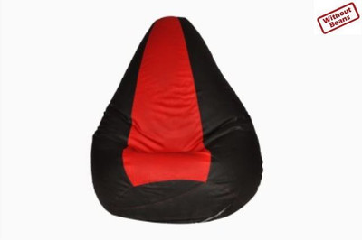 64% OFF on Desire XXXL Teardrop Bean Bag Cover - Without Beans Red, Black 64% OFF on Desire XXXL Teardrop Bean Bag Cover - Without Beans Red, Black