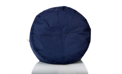 63% OFF on The Bean House XL Bean Bag Footstool Cover - Without Beans Blue