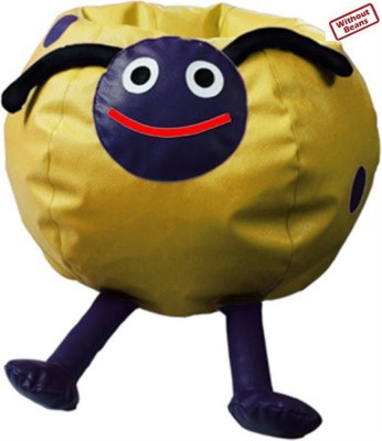 72% OFF on OHS XL Teardrop Bean Bag Cover - Without Beans Yellow