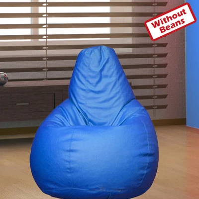 63% OFF on Comf On XXL Teardrop Bean Bag Cover - Without Beans Blue
