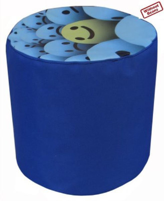 55% OFF on Fun ON XXL Bean Bag Footstool Cover - Without Beans Blue