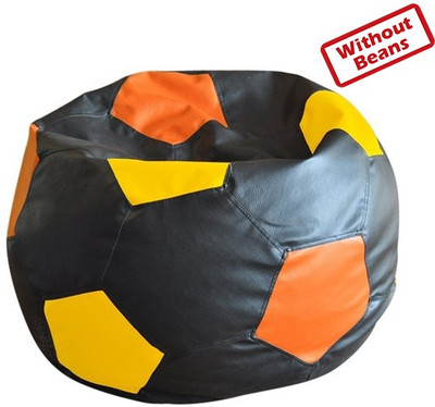 77% OFF on Fab Homez XXL Teardrop Bean Bag Cover - Without Beans Multicolor