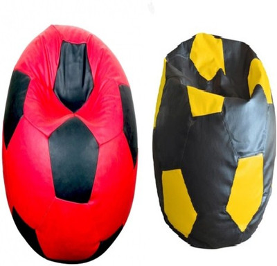 68% OFF on Jigs XXL Teardrop Bean Bag Cover - Without Beans Multicolor