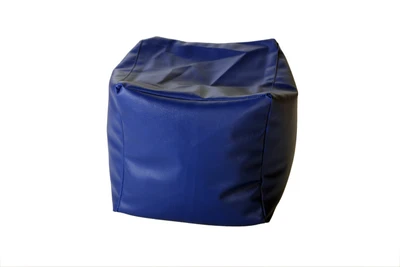 67% OFF on The Bean House XL Bean Bag Footstool Cover - Without Beans Blue