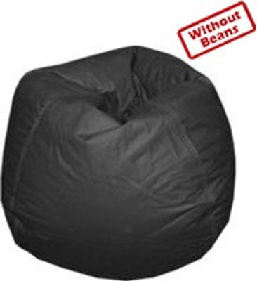 56% OFF on Anand Decor XXL Teardrop Bean Bag Cover - Without Beans Black