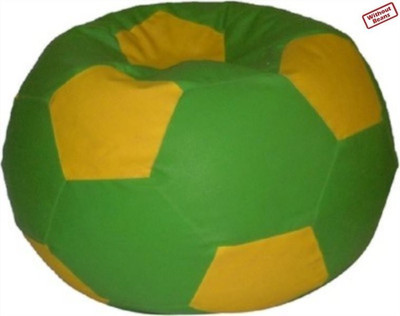 70% OFF on Comf On XXL Teardrop Bean Bag Cover - Without Beans Yellow, Green