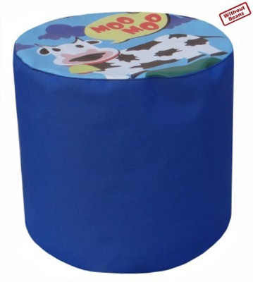 55% OFF on Fun ON XXL Bean Bag Footstool Cover - Without Beans Blue