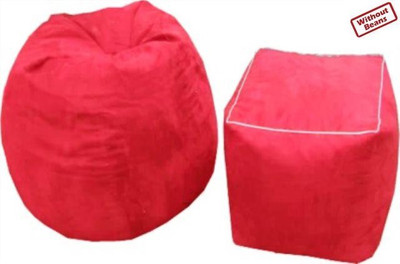 55% OFF on AVS XXXL Teardrop Bean Bag Cover - Without Beans Red 55% OFF on AVS XXXL Teardrop Bean Bag Cover - Without Beans Red
