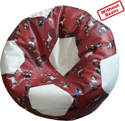 55% OFF on Fun ON XXXL Teardrop Bean Bag Cover - Without Beans Red, White
