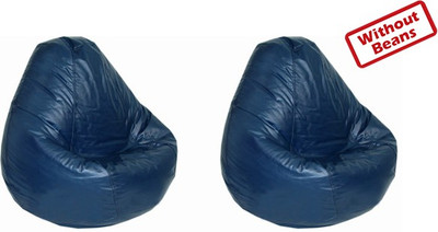 65% OFF on Fab Homez XXXL Teardrop Bean Bag Cover - Without Beans Blue 65% OFF on Fab Homez XXXL Teardrop Bean Bag Cover - Without Beans Blue