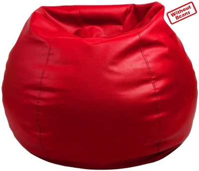 73% OFF on Fab Homez XXL Teardrop Bean Bag Cover - Without Beans Red 73% OFF on Fab Homez XXL Teardrop Bean Bag Cover - Without Beans Red