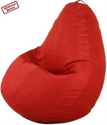 57% OFF on AVS XXXL Teardrop Bean Bag Cover - Without Beans Red