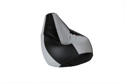 The Bean House XL Bean Bag Cover - Without Beans Black, Grey The Bean House XL Bean Bag Cover - Without Beans Black, Grey