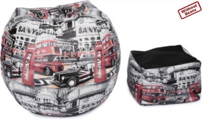 55% OFF on Fun ON XXL Bean Bag Cover - Without Beans Multicolor 55% OFF on Fun ON XXL Bean Bag Cover - Without Beans Multicolor