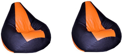 75% OFF on Raveda XXL Teardrop Bean Bag Cover - Without Beans Orange 75% OFF on Raveda XXL Teardrop Bean Bag Cover - Without Beans Orange