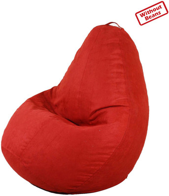 52% OFF on OHS XXXL Teardrop Bean Bag Cover - Without Beans Red