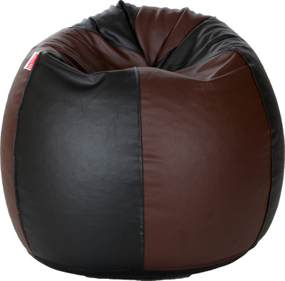 76% OFF on The Bean House XXL Bean Bag Cover - Without Beans Brown, Black