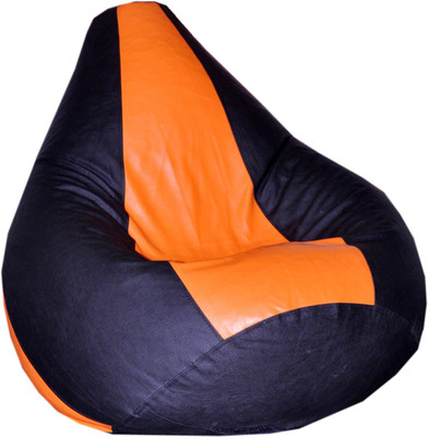 76% OFF on The Bean House XXL Bean Bag Cover - Without Beans Black, Orange 76% OFF on The Bean House XXL Bean Bag Cover - Without Beans Black, Orange