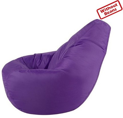 50% OFF on Anand Decor XXL Teardrop Bean Bag Cover - Without Beans Purple