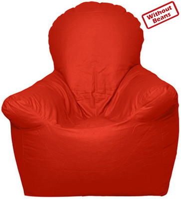 61% OFF on Anand Decor Small Bean Bag Sofa Cover - Without Beans Red
