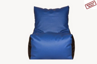 60% OFF on Desire Medium Bean Bag Chair Cover - Without Beans Blue, Black 60% OFF on Desire Medium Bean Bag Chair Cover - Without Beans Blue, Black