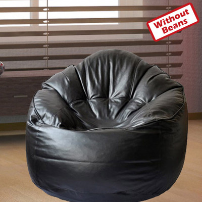 68% OFF on Comf On XXXL Teardrop Bean Bag Cover - Without Beans Black