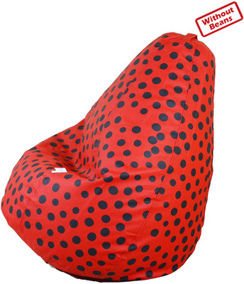 56% OFF on OHS XXXL Teardrop Bean Bag Cover - Without Beans Multicolor