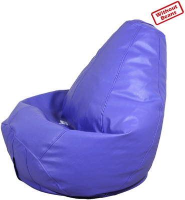 67% OFF on OHS XL Teardrop Bean Bag Cover - Without Beans Blue