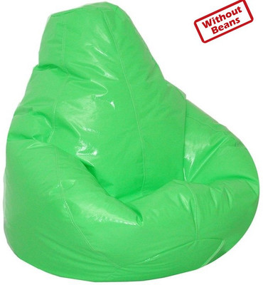 68% OFF on Fab Homez XXL Teardrop Bean Bag Cover - Without Beans Green