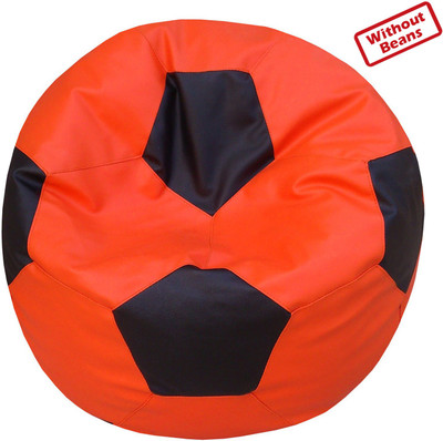 62% OFF on Fun ON XXXL Teardrop Bean Bag Cover - Without Beans Orange, Black