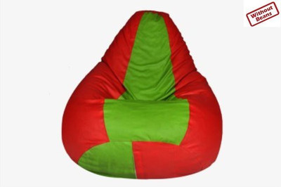 64% OFF on Desire XXXL Teardrop Bean Bag Cover - Without Beans Green, Red 64% OFF on Desire XXXL Teardrop Bean Bag Cover - Without Beans Green, Red