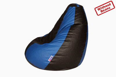 64% OFF on Desire XXXL Teardrop Bean Bag Cover - Without Beans Black, Blue