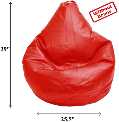 72% OFF on Raveda XL Teardrop Bean Bag Cover - Without Beans Red 72% OFF on Raveda XL Teardrop Bean Bag Cover - Without Beans Red