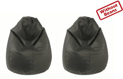 63% OFF on Fab Homez XL Teardrop Bean Bag Cover - Without Beans Black 63% OFF on Fab Homez XL Teardrop Bean Bag Cover - Without Beans Black
