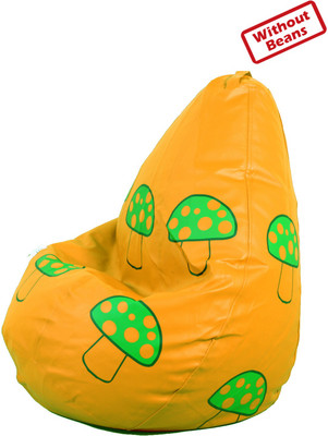 72% OFF on AVS XXL Teardrop Bean Bag Cover - Without Beans Yellow 72% OFF on AVS XXL Teardrop Bean Bag Cover - Without Beans Yellow