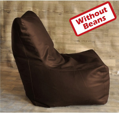 53% OFF on Anand Decor Small Bean Bag Chair Cover - Without Beans Brown