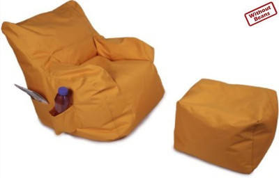 69% OFF on Fun ON XXL Bean Bag Chair Cover - Without Beans Yellow 69% OFF on Fun ON XXL Bean Bag Chair Cover - Without Beans Yellow