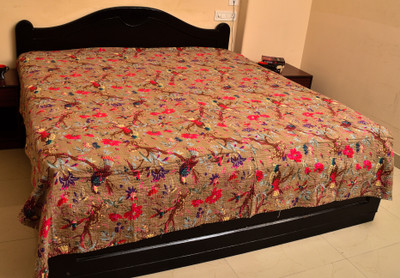 57% OFF on KwickDeal Cotton King Bed Cover