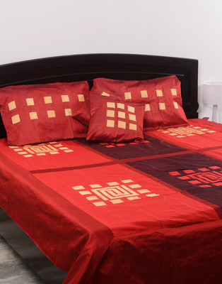 27% OFF on Kalasansar Polyester, Cotton Double Bed Cover 27% OFF on Kalasansar Polyester, Cotton Double Bed Cover