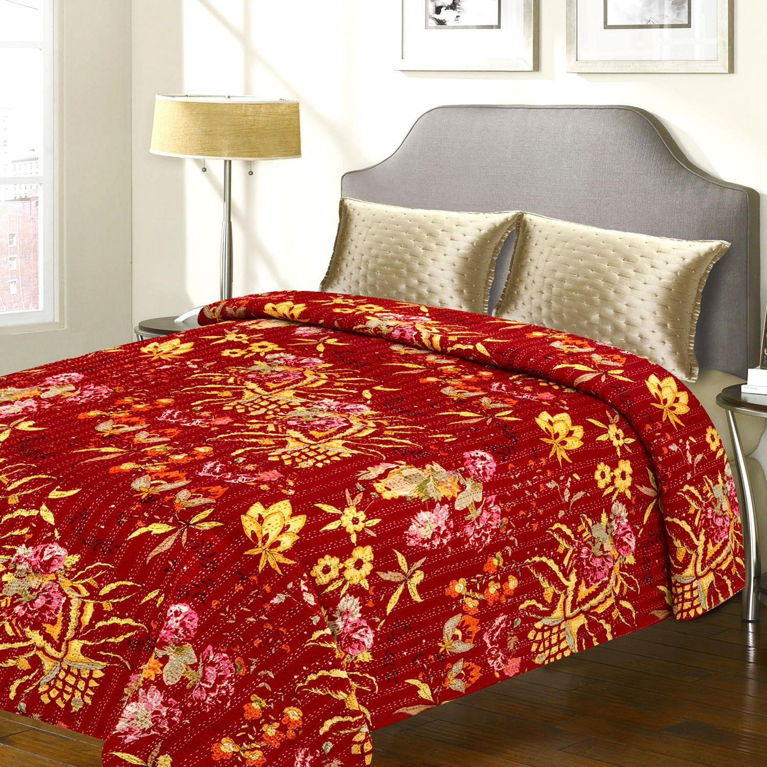 31% OFF on Aapno Rajasthan Cotton Double Bed Cover