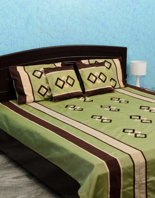 44% OFF on Isha Collections Silk, Cotton, Velvet Double Bed Spread