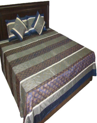 12% OFF on Charu Exports Silk King Bed Cover